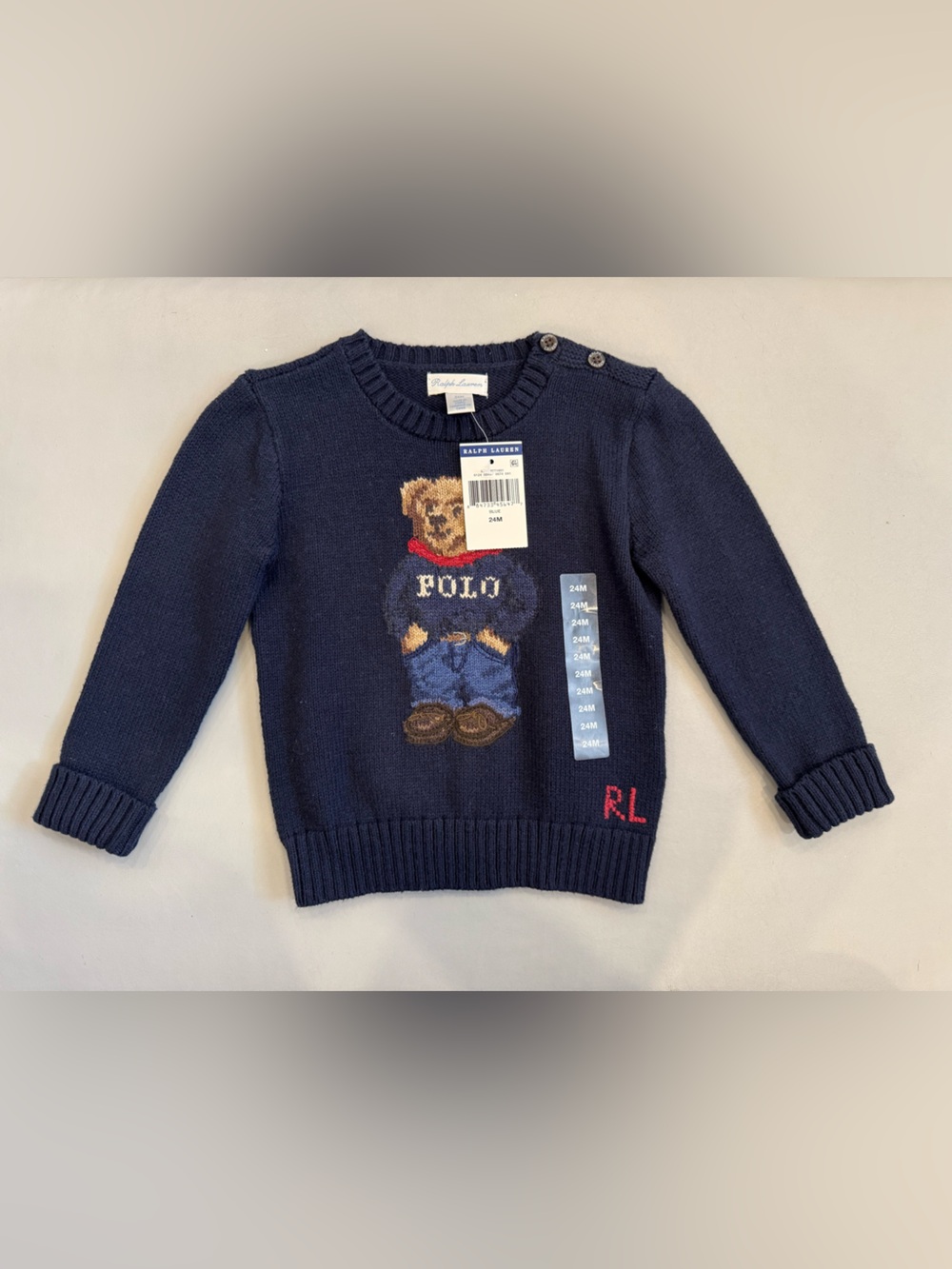 Ralph Lauren Winter Bear Sweater (24 Month)